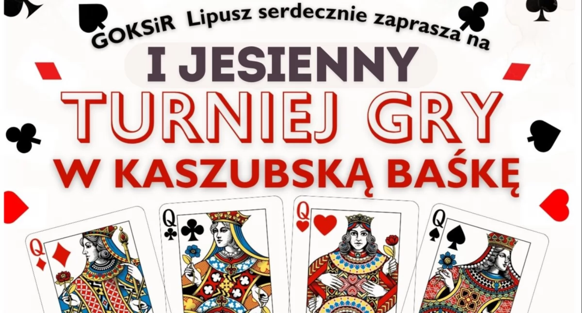 I Jesienny Turniej Gry w Kaszubską Baśkę. Karciane emocje w Lipuszu