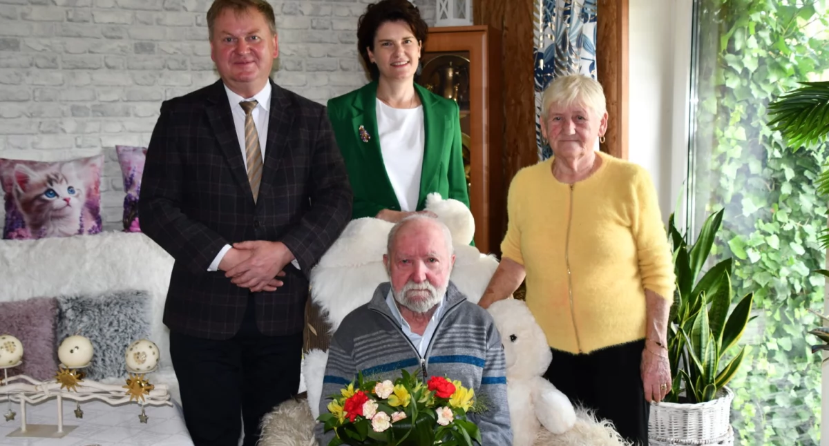 Pan Stanisław Pastwa z gm. Liniewo świętował 90. urodziny!