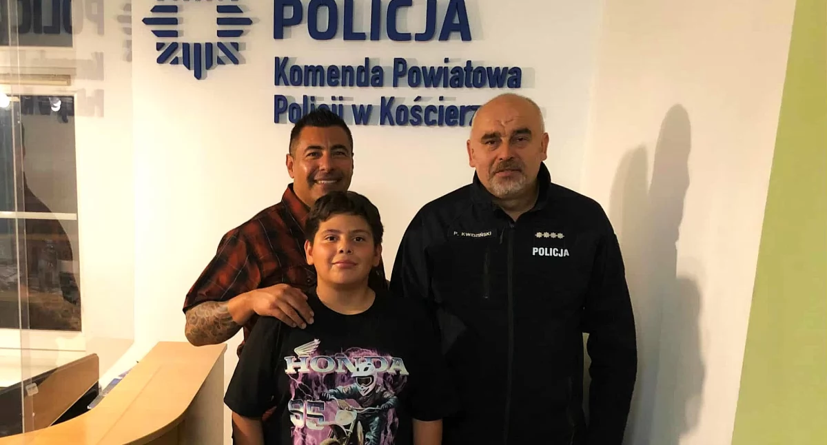 Policjant z USA w kościerskiej komendzie!