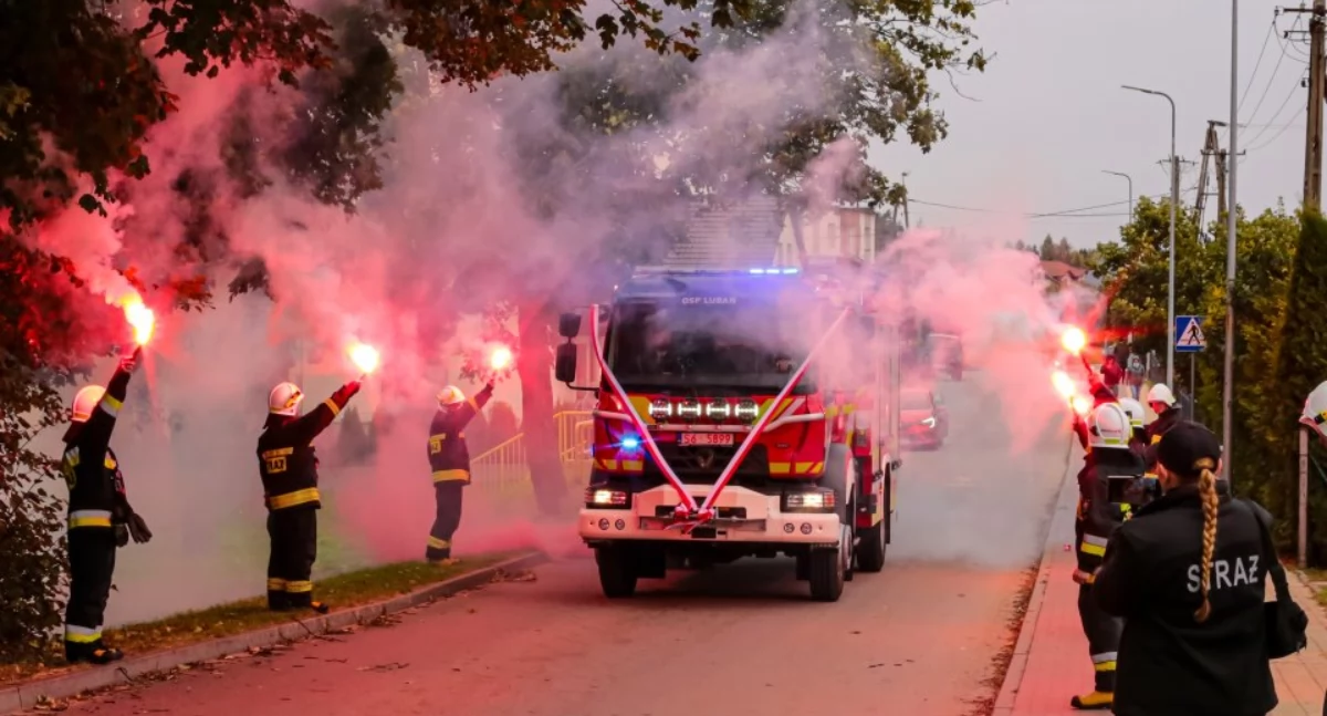 Nowa remiza i wóz strażacki dla OSP Lubań. Podwójne święto w gminie Nowa Karczma