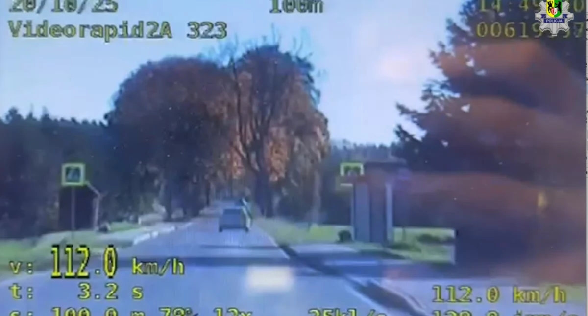 18-latek pędził z prędkością ponad 110 km/h w terenie zabudowanym!