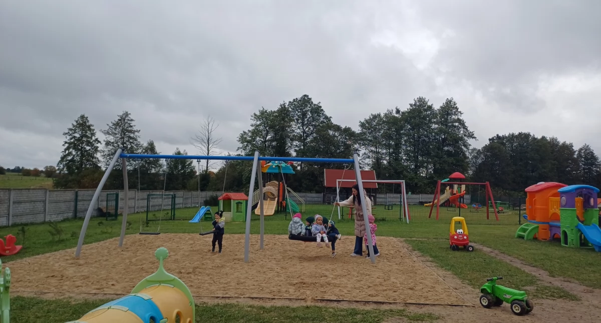 Nowy plac zabaw powstał przy żłobku w Starej Kiszewie