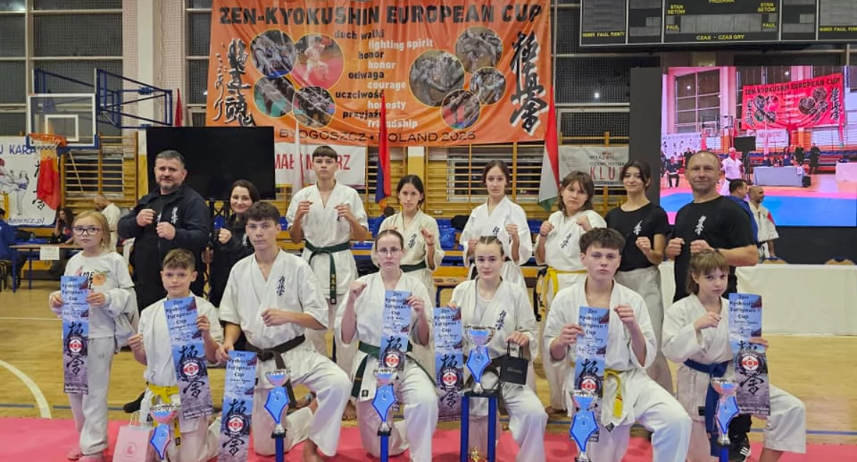 Zawodnicy Kościerskiego Klubu Kyokushin Karate z medalami Pucharu Europy!