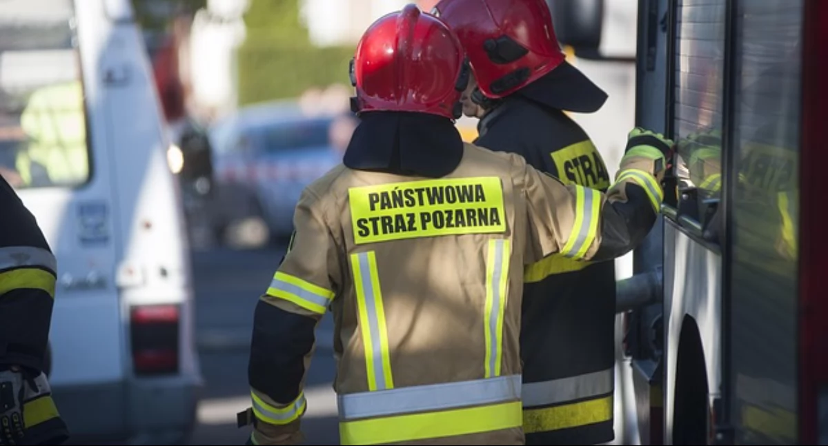 Łabędzie, ogień i rozbite auta. Tak wyglądały święta strażaków w powiecie kościerskim