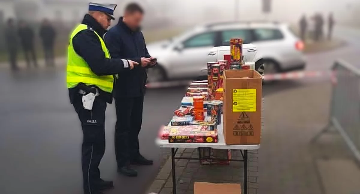 Sylwester pod lupą policji. Wzmożone kontrole fajerwerków w powiecie kościerskim