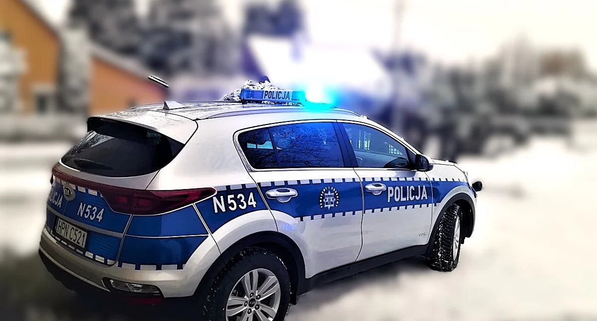 W śnieżycy jechał motorowerem. Miał ponad 1 promil alkoholu!
