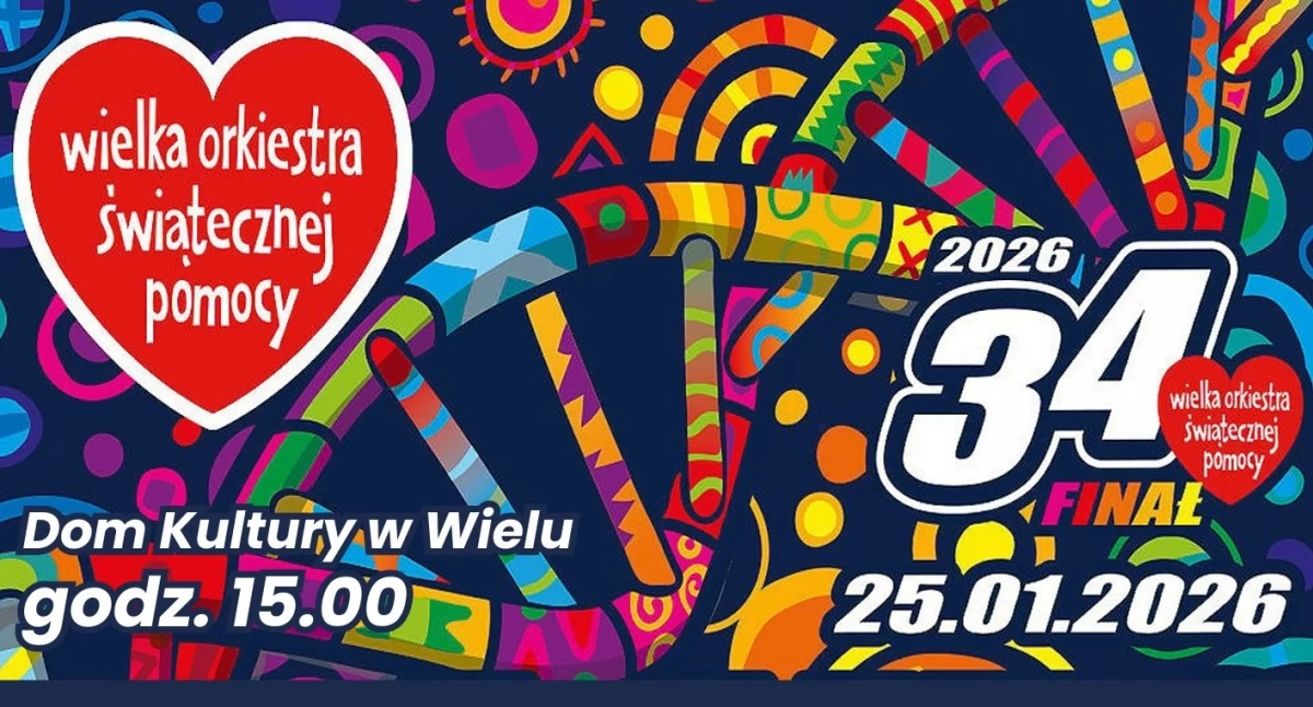 34. Finał Wielkiej Orkiestry Świątecznej Pomocy w Wielu