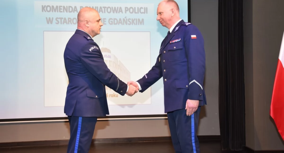 Adam Bork, były szef kościerskiej policji przechodzi na emeryturę