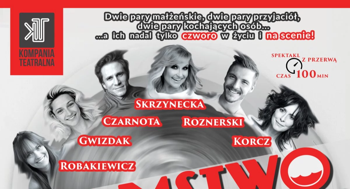 Kościerzyna. Spektakl „Kłamstwo” – komedia małżeńska w gwiazdorskiej obsadzie