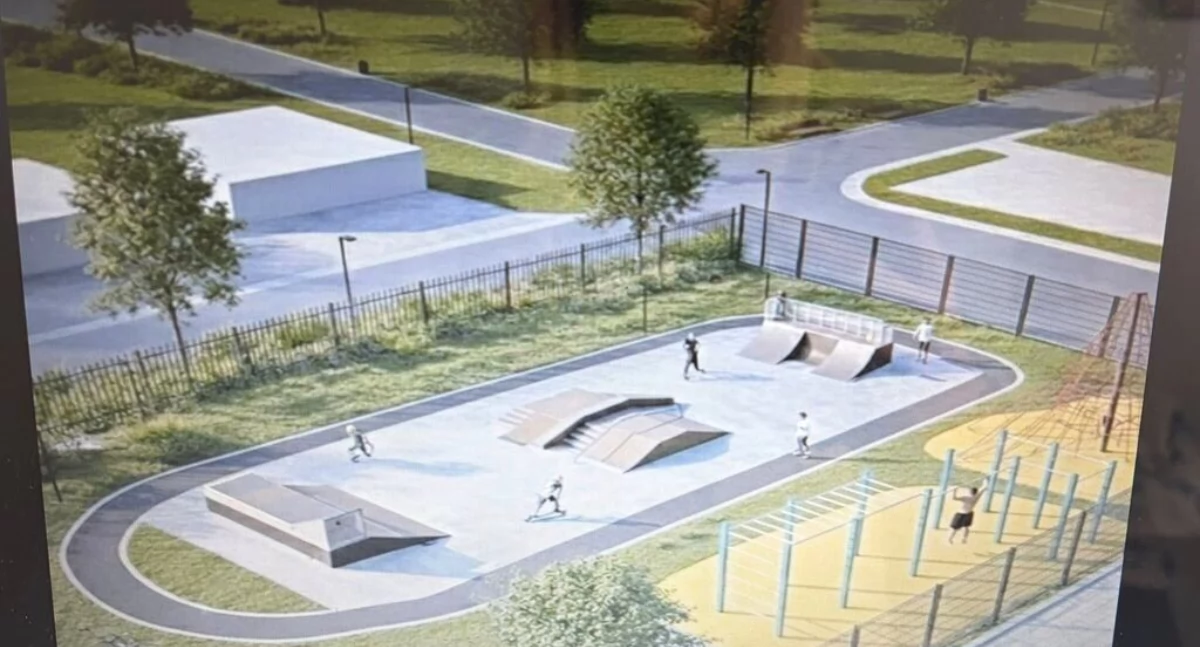 Skatepark w Dziemianach. Wójt zaprezentował projekt mieszkańcom!