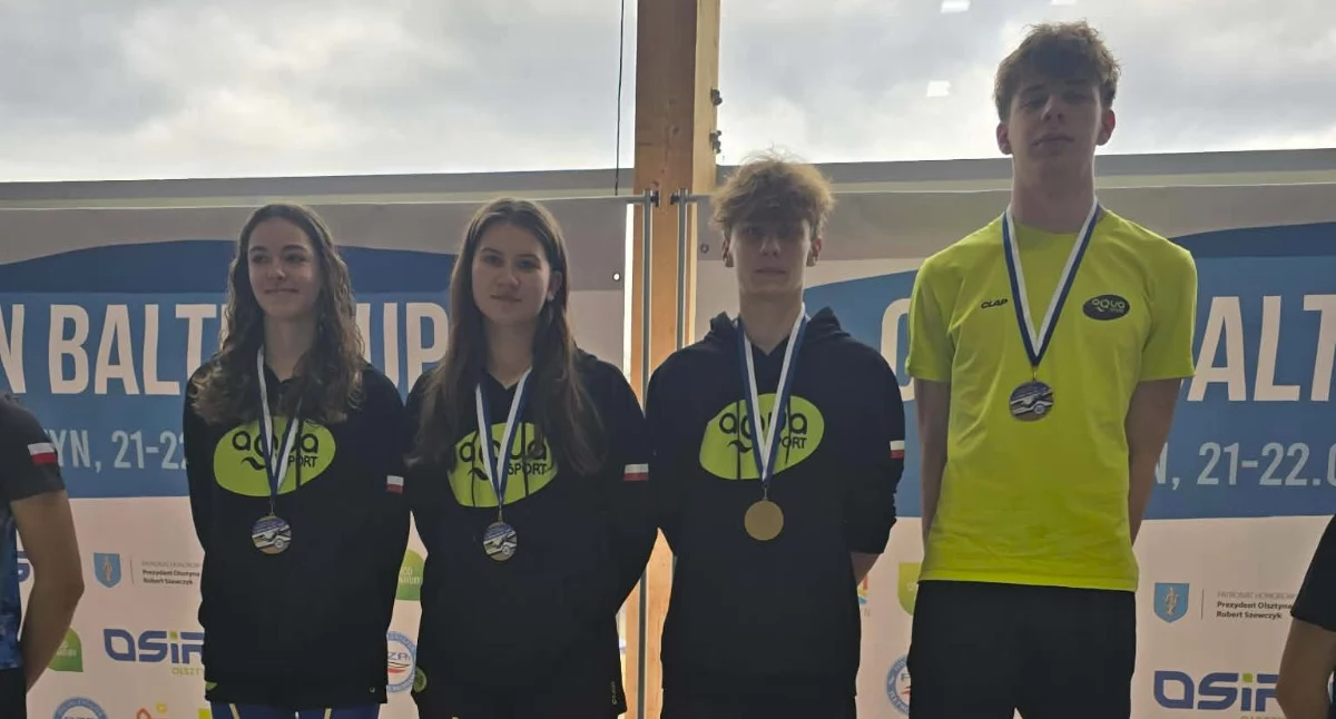 KS Aqua Sport na podium międzynarodowych zawodów w Olsztynie
