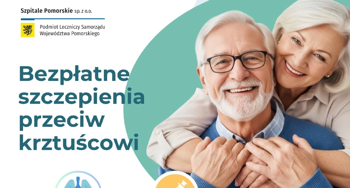 Bezpłatne szczepienia przeciw krztuścowi dla seniorów z powiatu kościerskiego