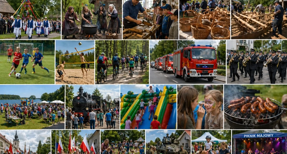 Majówka 2026 w powiecie kościerskim - sprawdź, co będzie się działo!