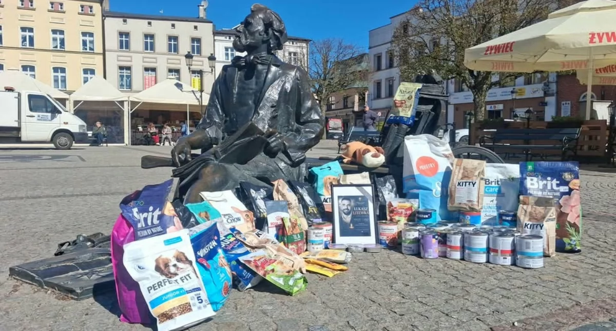 Po śmierci posła zorganizowano wyjątkową akcję na kościerskim Rynku