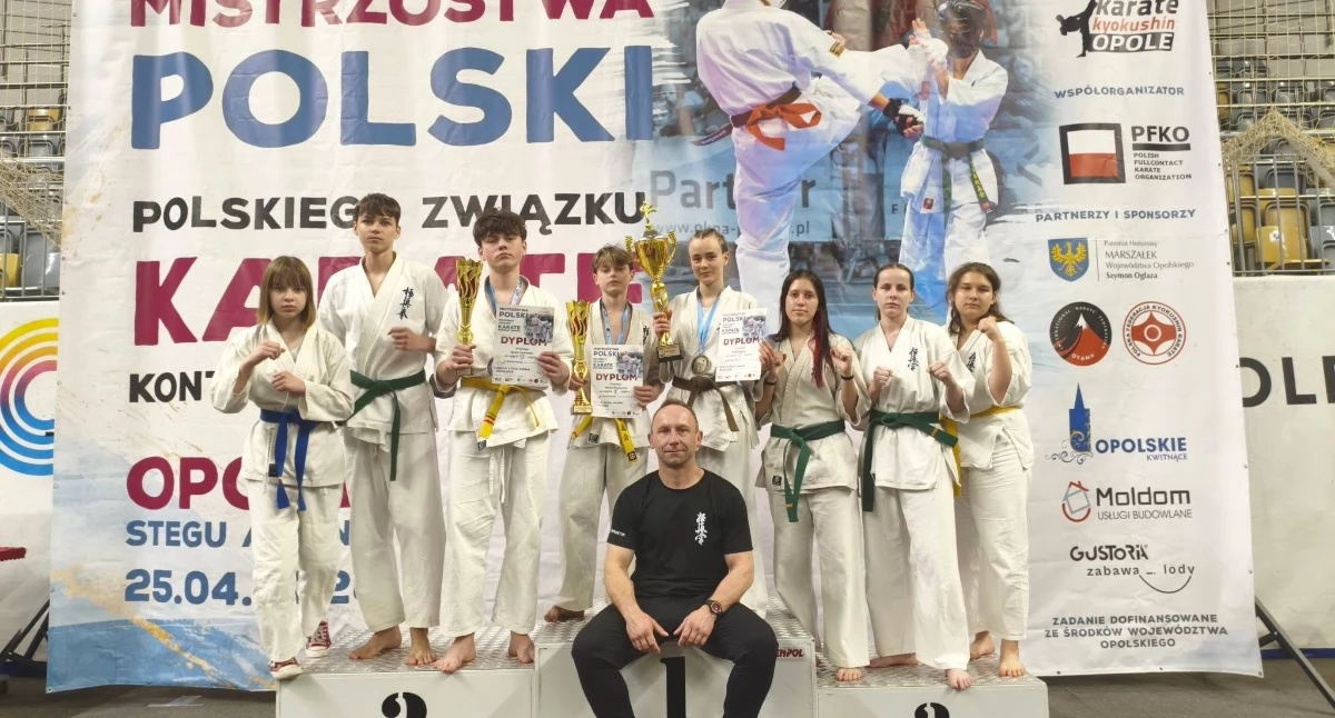 Zawodnicy z Kościerzyny z medalami na Mistrzostwach Polski Karate Kontaktowego