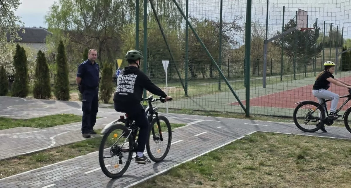 Uczniowie z Kalisza Kaszubskiego walczyli o kartę rowerową