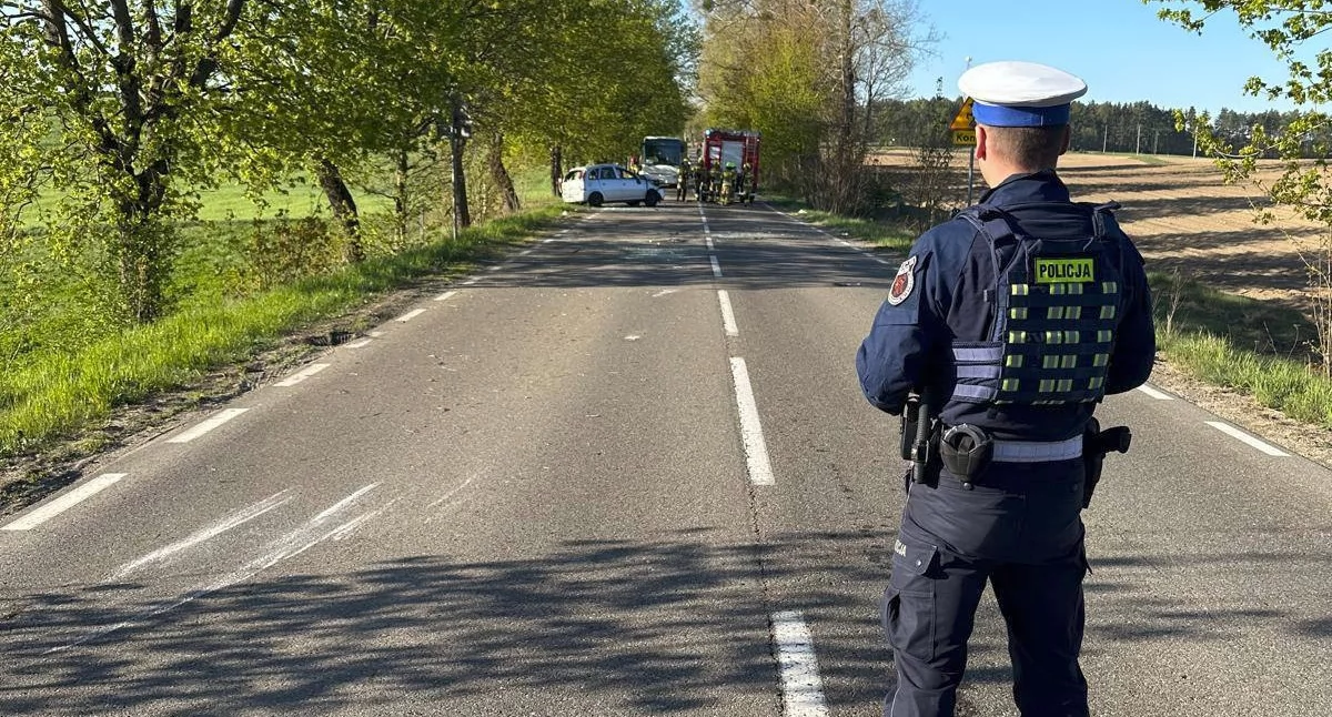 Gm. Lipusz. Auto dachowało. Kierująca kobieta miała prawie 3 promile!