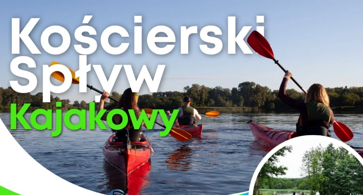 Kościerski Spływ Kajakowy - 8 kilometrów przygody