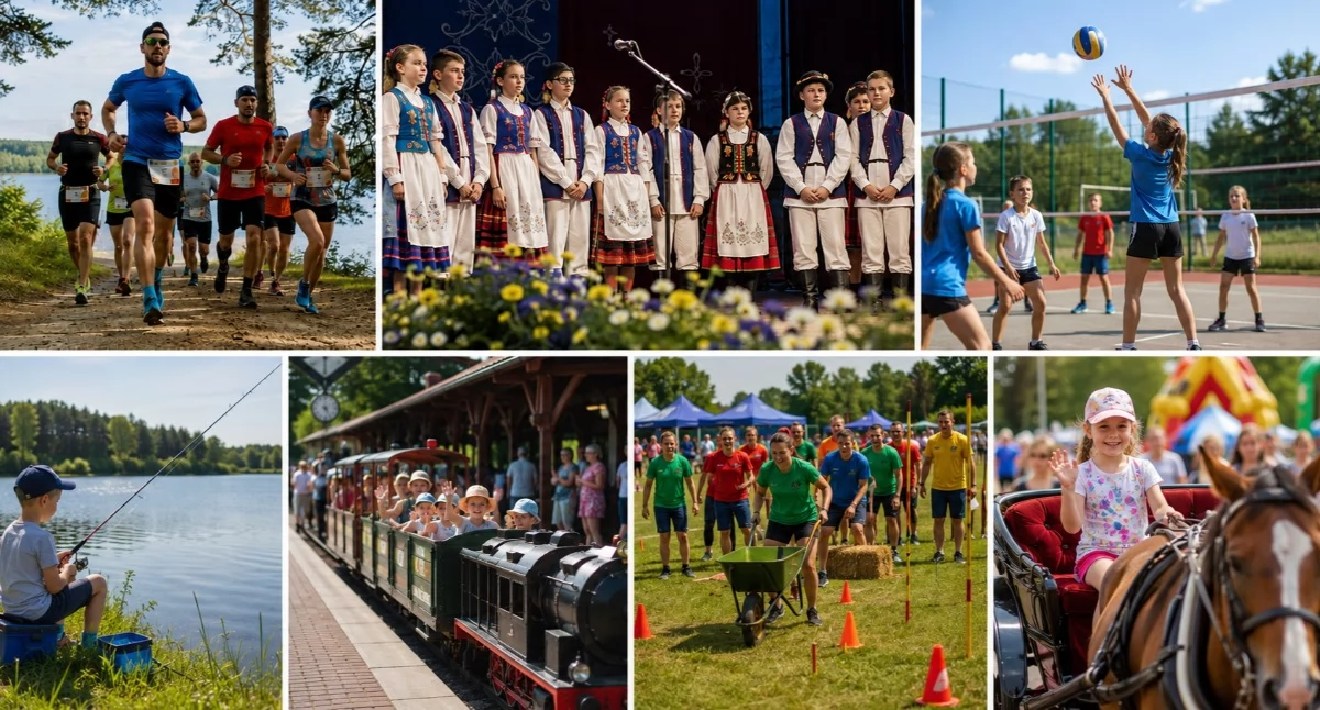 Weekend z biegami, Kolejowym Dniem Dziecka, festynami i olimpiadą sołectw