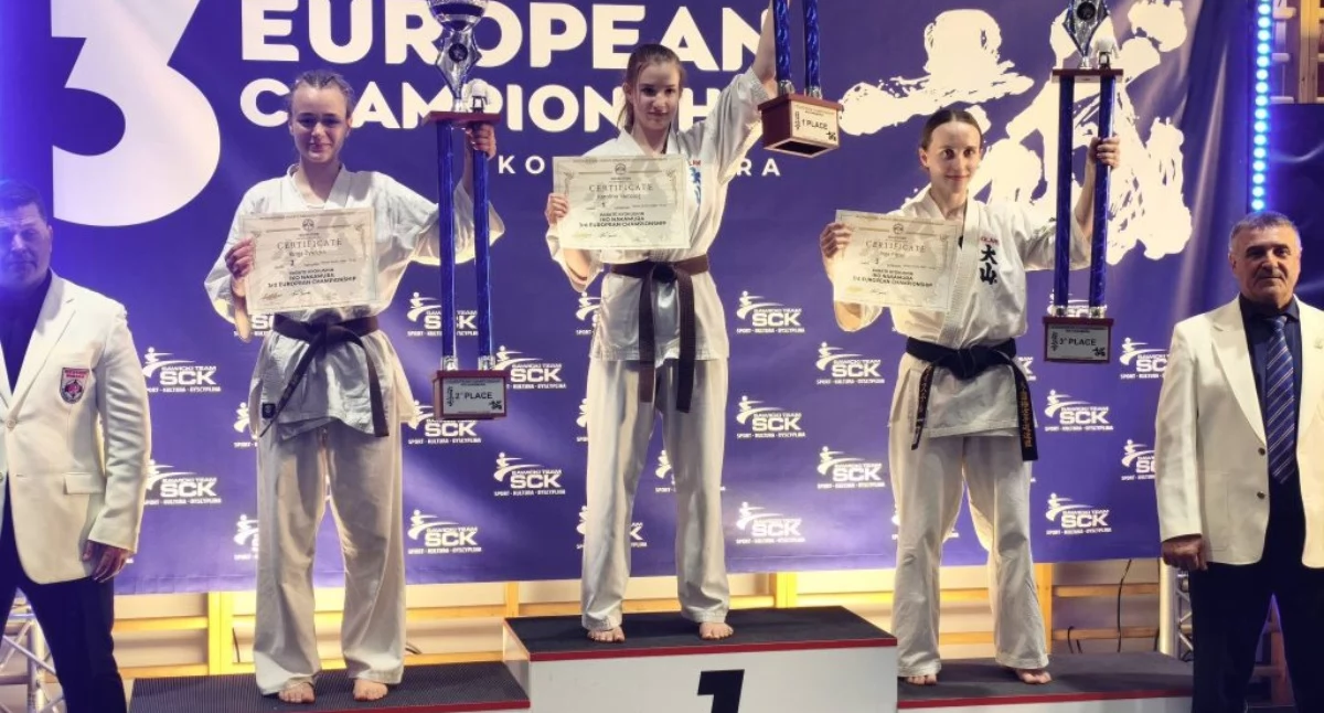 Kinga Żywicka i Ignacy Sosnowski wicemistrzami Europy w karate kyokushin