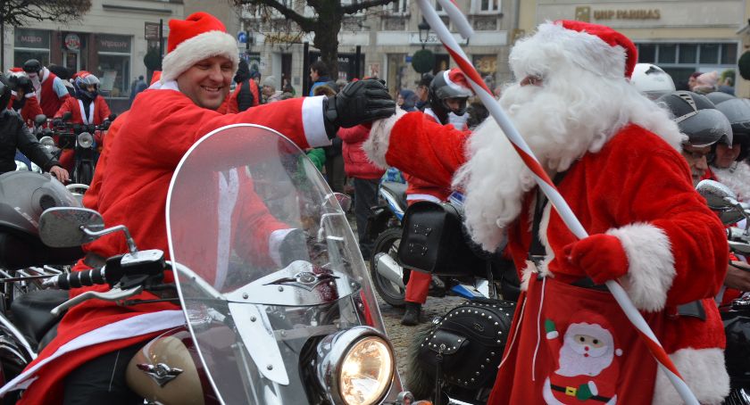 Mikołaje na motorach w Kościerzynie
