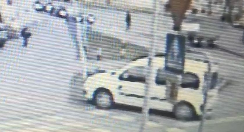 Uderzył w znak i odjechał. Był pijany