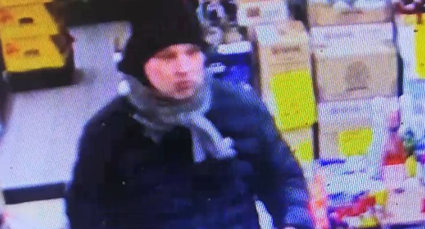 Rozpoznajesz go? Jest poszukiwany przez policję za kradzież