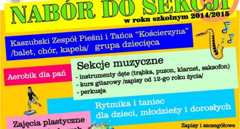 Nabór do sekcji Kościerskiego Domu Kultury