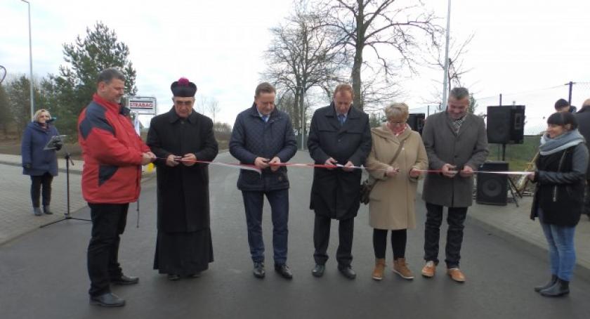 Kościerzyna. Ulica Towarowa oficjalnie otwarta, ale … remont jeszcze trwa