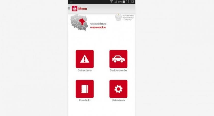 Regionalny System Ostrzegania już dostępny na smartfonach