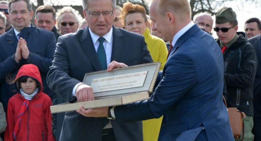 Prezydent Bronisław Komorowski w Muzeum Hymnu Narodowego