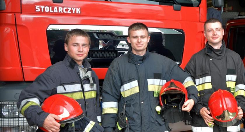 Przyszli strażacy szkolą się w kościerskiej jednostce