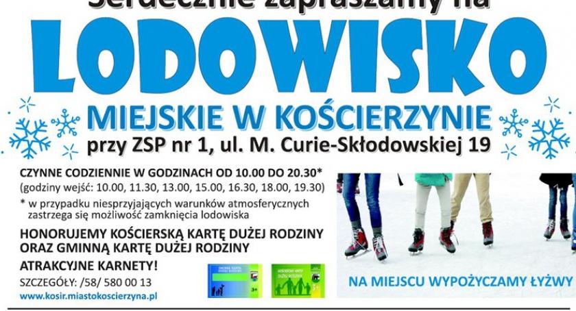 Kościerzyna. Lodowisko już czynne