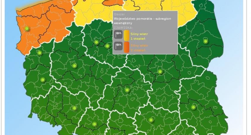 Uwaga nad Kaszubami przejdą wichury