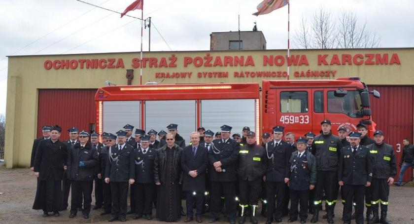 OSP Nowa Karczma oficjalnie z nowym wozem bojowym