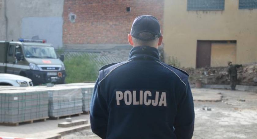 Kościerzyna. Pocisk moździerzowy w centrum miasta