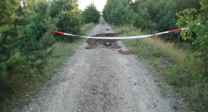 Wielki Klincz. Nastoletni motocyklista wpadł w wyrwę w drodze