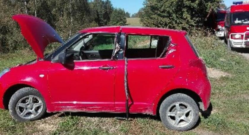 Lubieszynek. Ciągnik zderzył się z suzuki - poszkodowany 11-latek