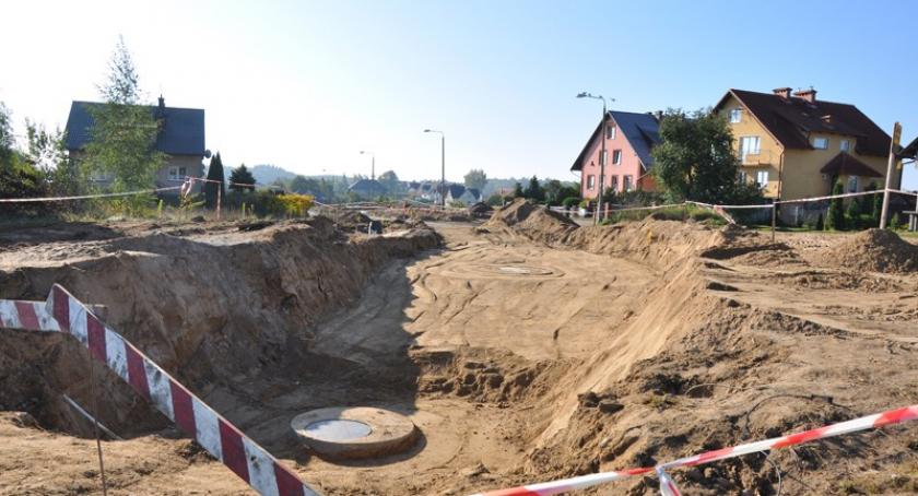 Kościerzyna. Trwa budowa ulic Kalinowej i Wrzosowej