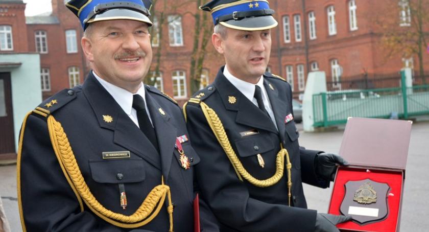 Bryg. Wiesław Kiedrowicz pożegnał się z kościerską komendą straży