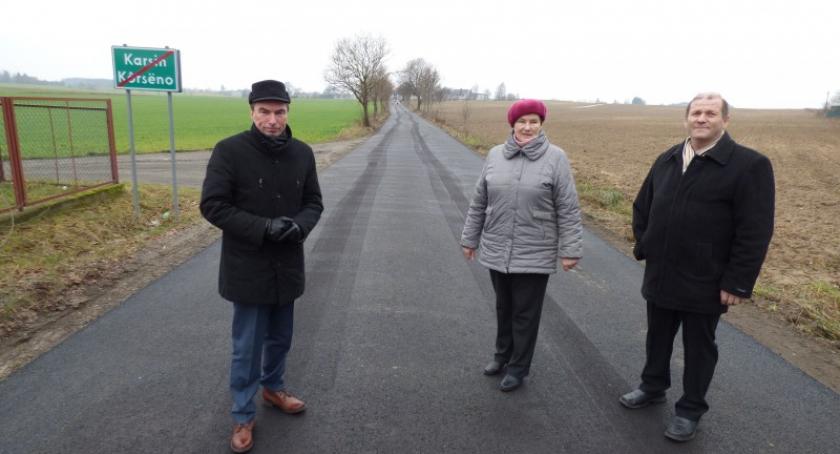 Gm. Karsin. Kolejne drogi wyasfaltowane