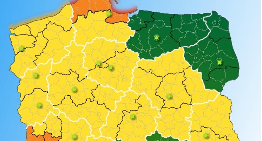Będzie wiało na Kaszubach. Wydano ostrzeżenia przed wichurami i zamieciami