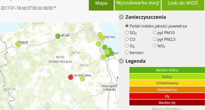 Kościerzyna wśród najbardziej zanieczyszczonych miast w Polsce