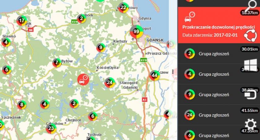 Za szybko i po zniszczonych drogach - mieszkańcy uzupełniają mapę zagrożeń