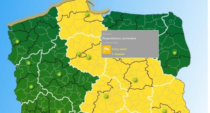 Silny wiatr nad Kaszubami - wydano ostrzeżenia