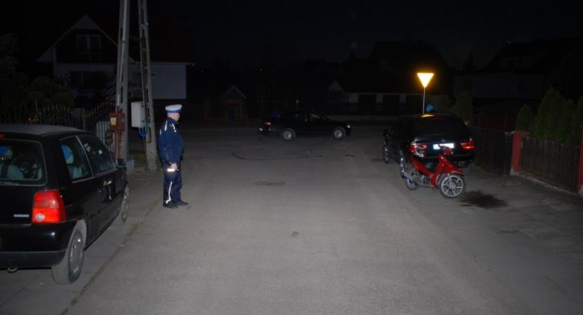 Kościerzyna. 32-latek przewrócił się na motorowerze - wydmuchał dwa promile alkoholu!