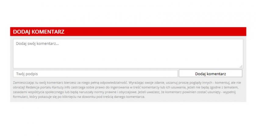 Komentarze bez rejestracji. Oceniaj, komentuj, ale nie obrażaj!