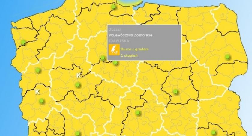 Nad Kaszubami przejdą burze. IMiGW wydał ostrzeżenia