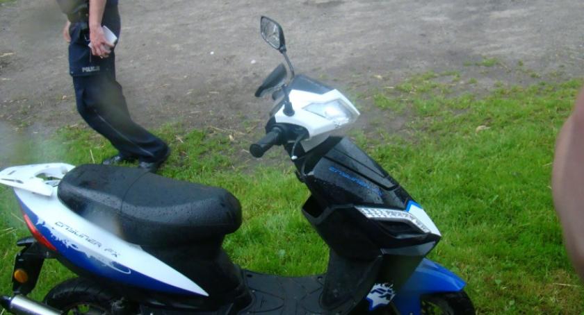 Motorowerem uderzył w ogrodzenie - był kompletnie pijany
