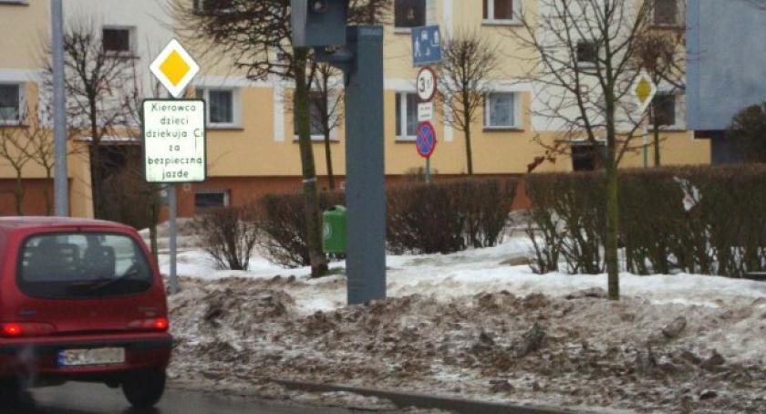 Pracowity fotoradar na ulicy Skłodowskiej